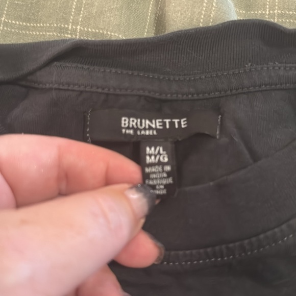 BNWT Beunette the Label oversized boyfriend T-shirt. Size M/L. Black - Picture 2 of 2